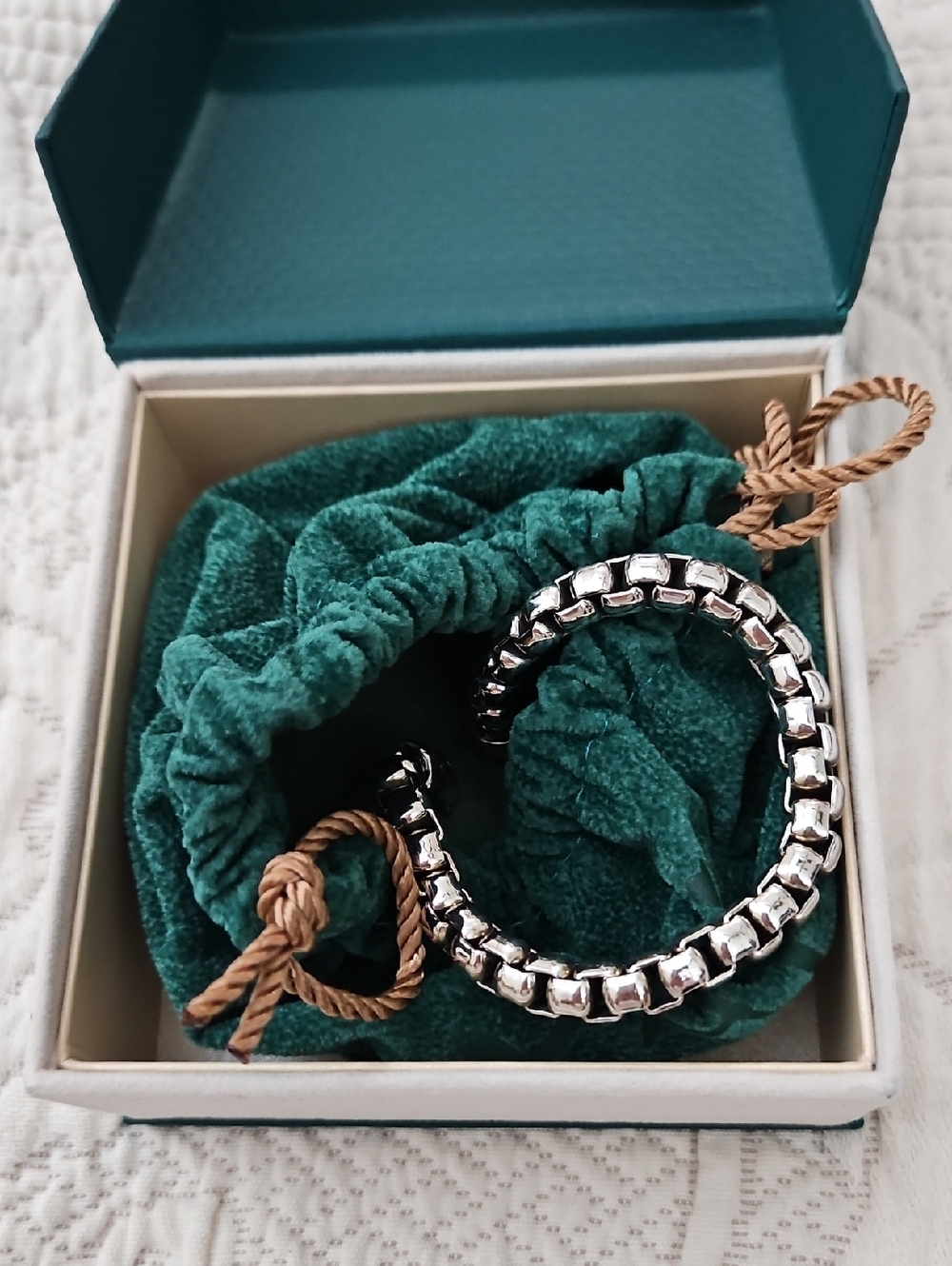 Jai John Hardy Round Box Chain Bracelet M